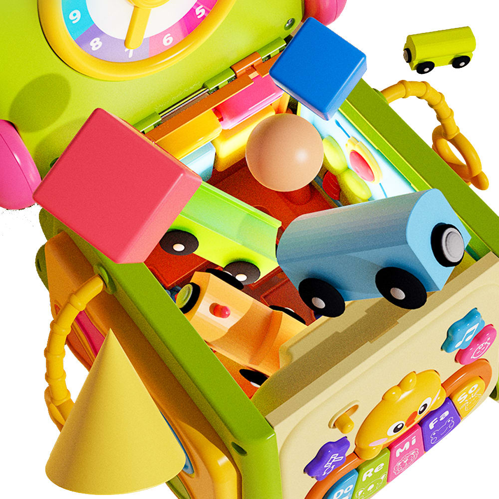 Cubo Educativo Multifuncional de Cocodrilo3