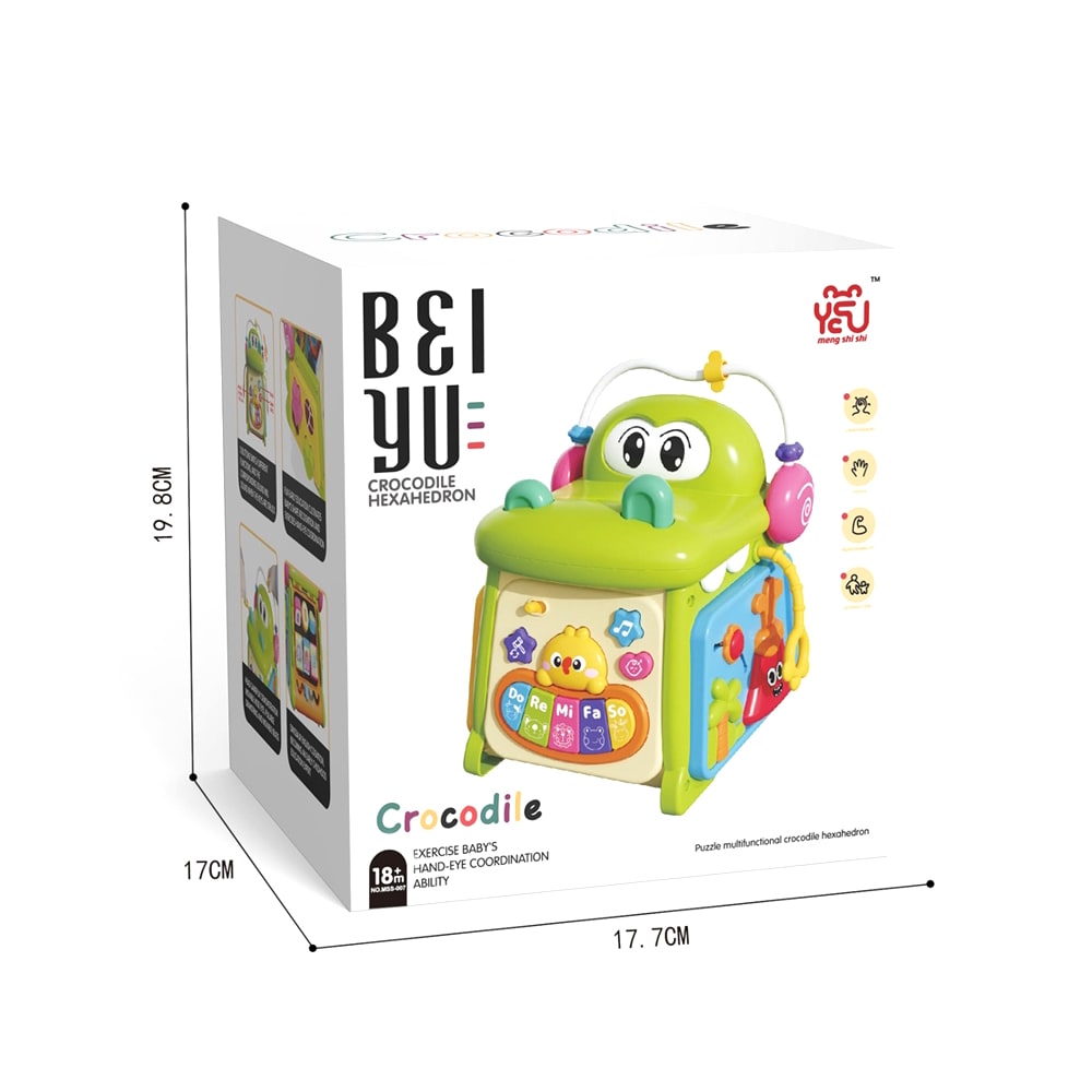 Cubo Educativo Multifuncional de Cocodrilo6