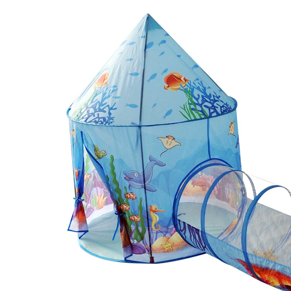 Set de Carpa Infantil 3 en 1 con Diseño Oceánico3