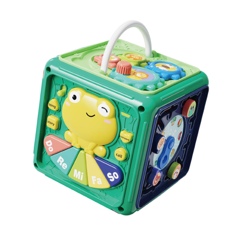 Cubo Educativo Multifuncional de Rana en Inglés2