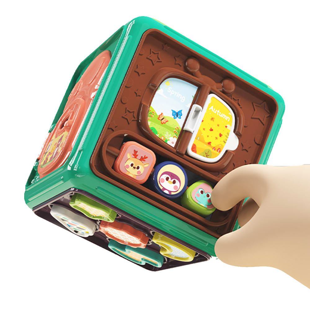 Cubo Educativo Multifuncional de Rana en Inglés3