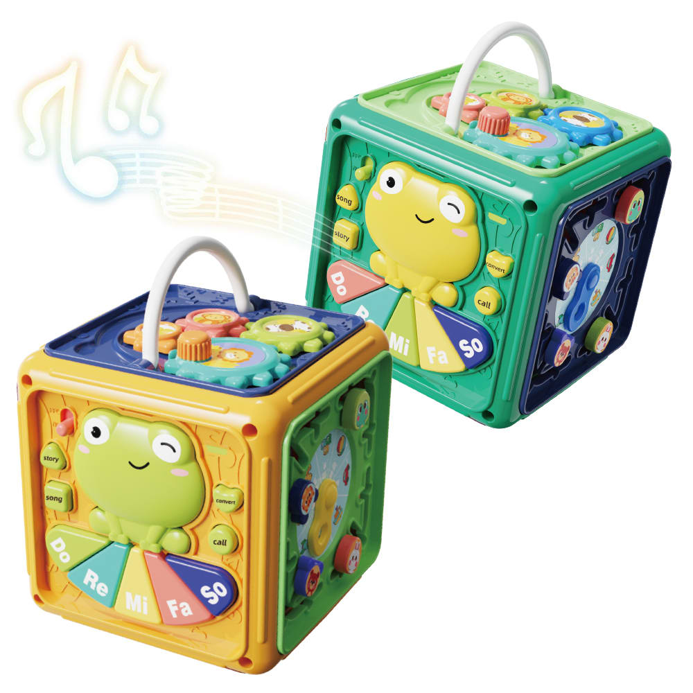 Cubo Educativo Multifuncional de Rana en Inglés5