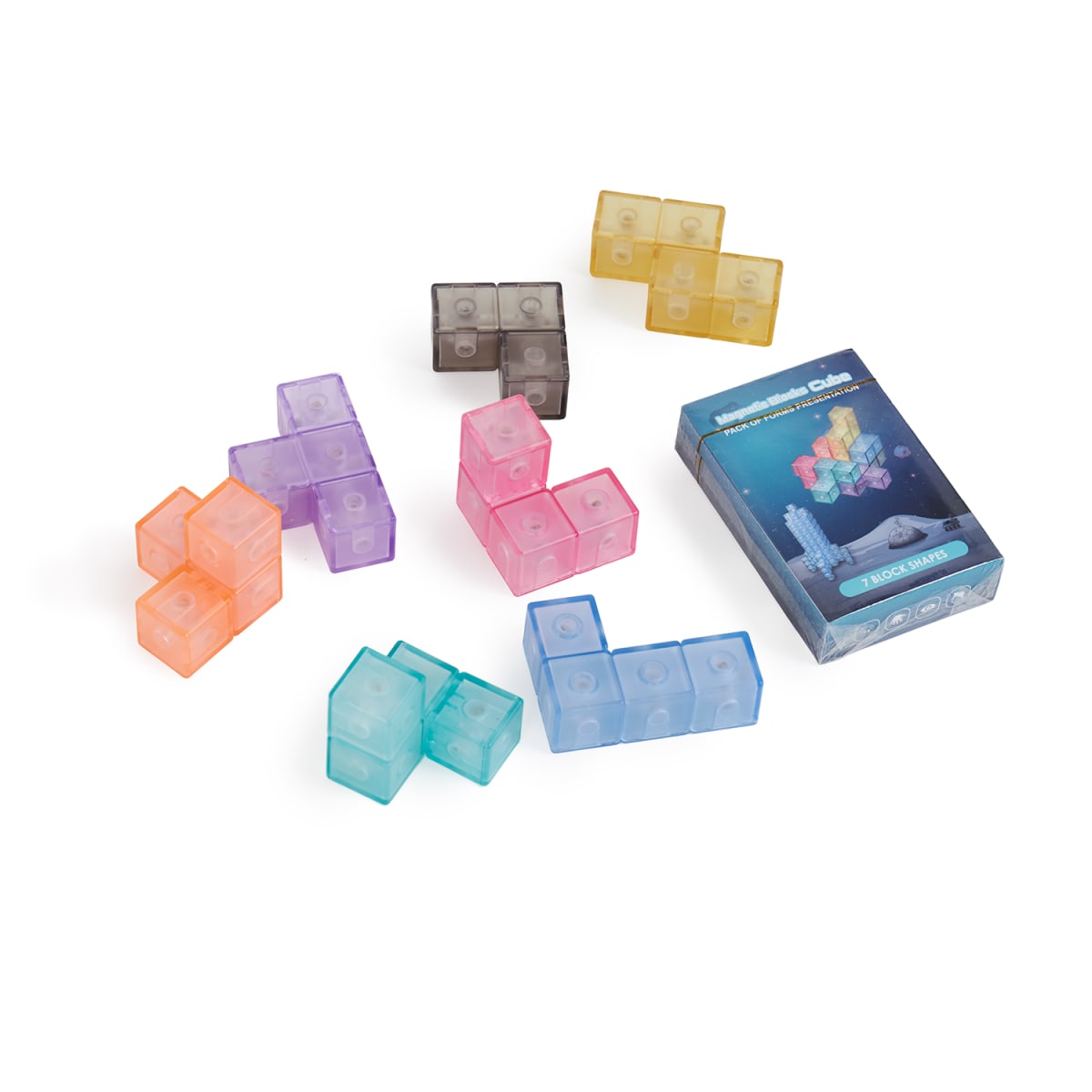 Set de Cubos Magnéticos Construcción1