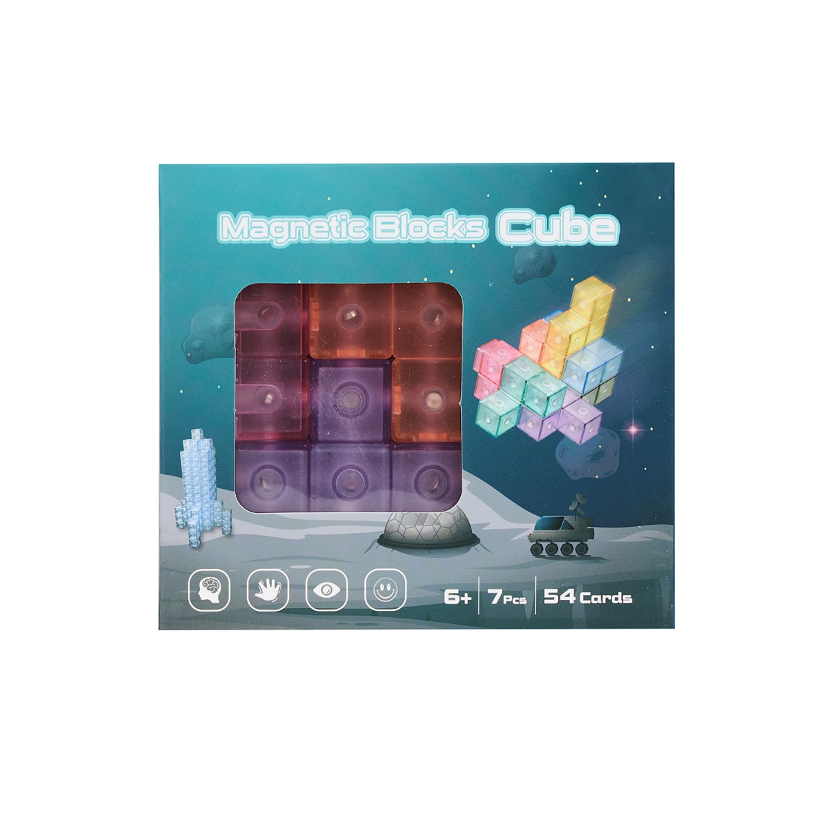 Set de Cubos Magnéticos Construcción3