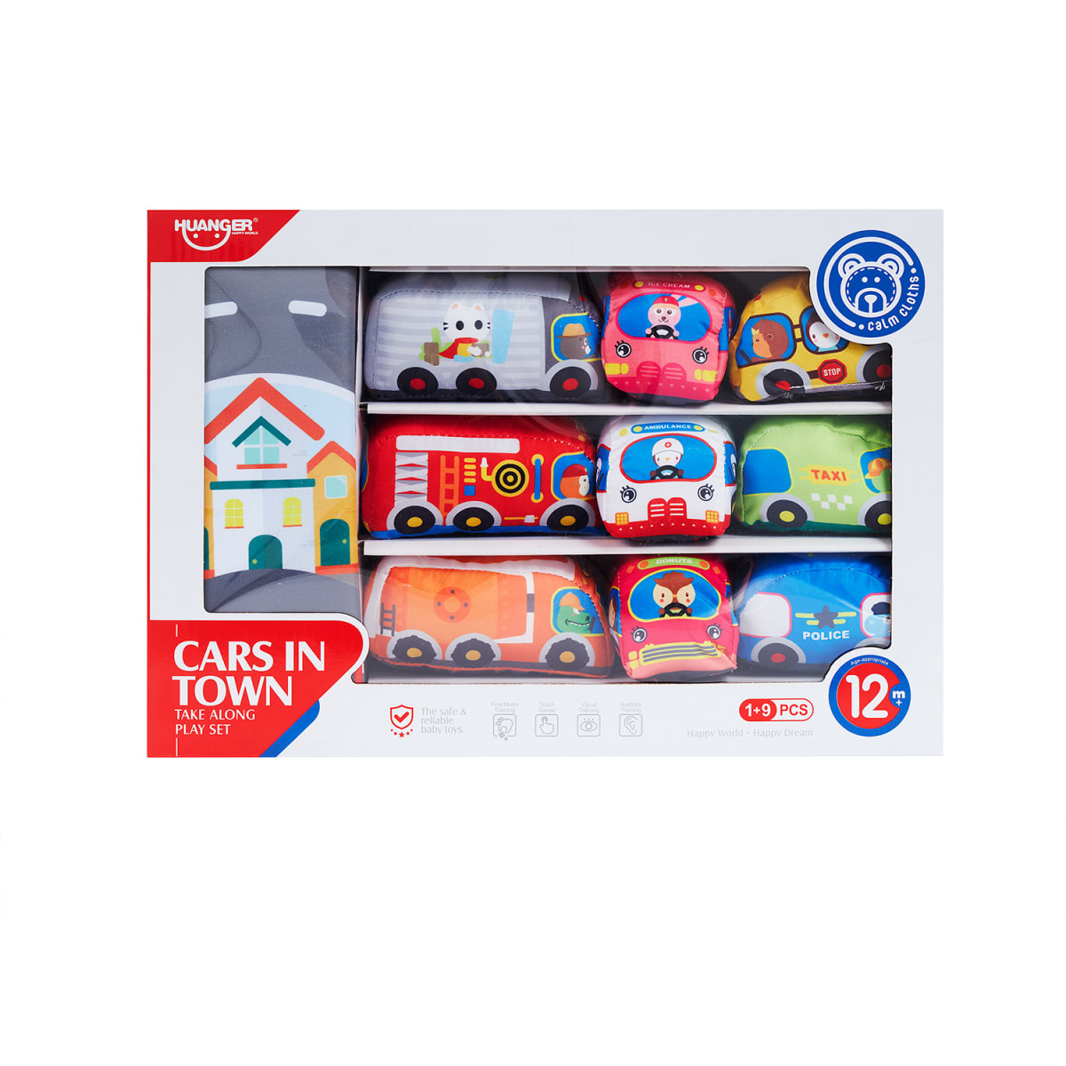 Set 9 Autos de Tela con Alfombra4