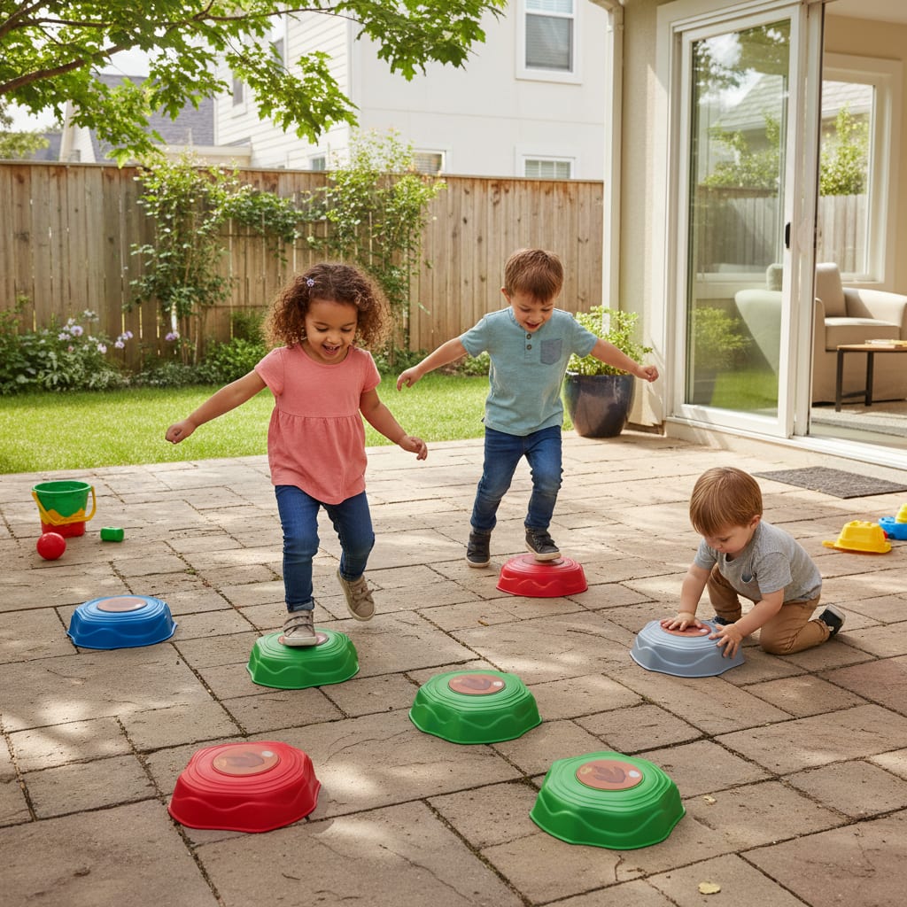 Piedras sensoriales con luz y sonido Dinosaurios1