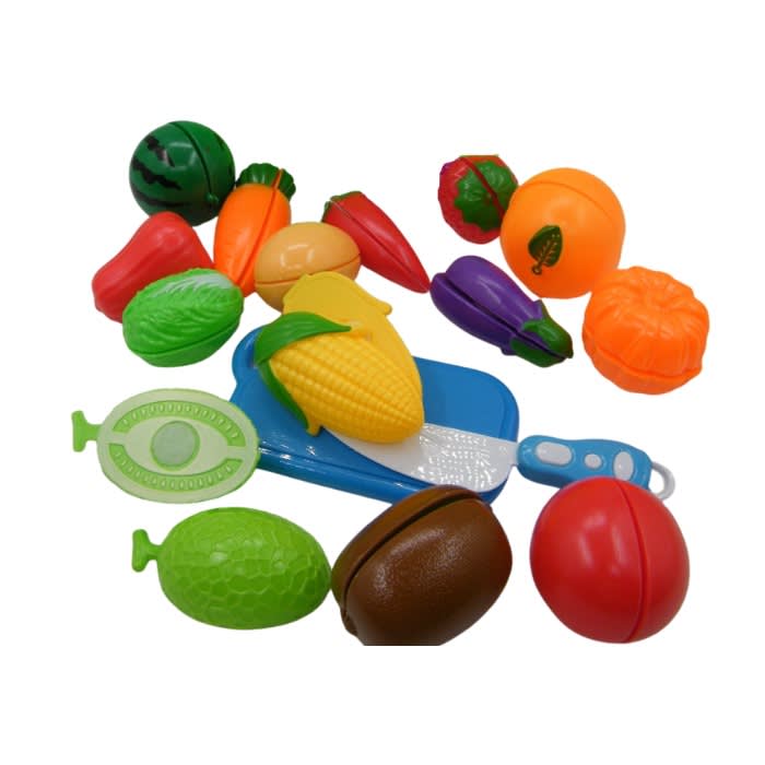 Canasta con Frutas y Verduras para Cortar 18 pzs1