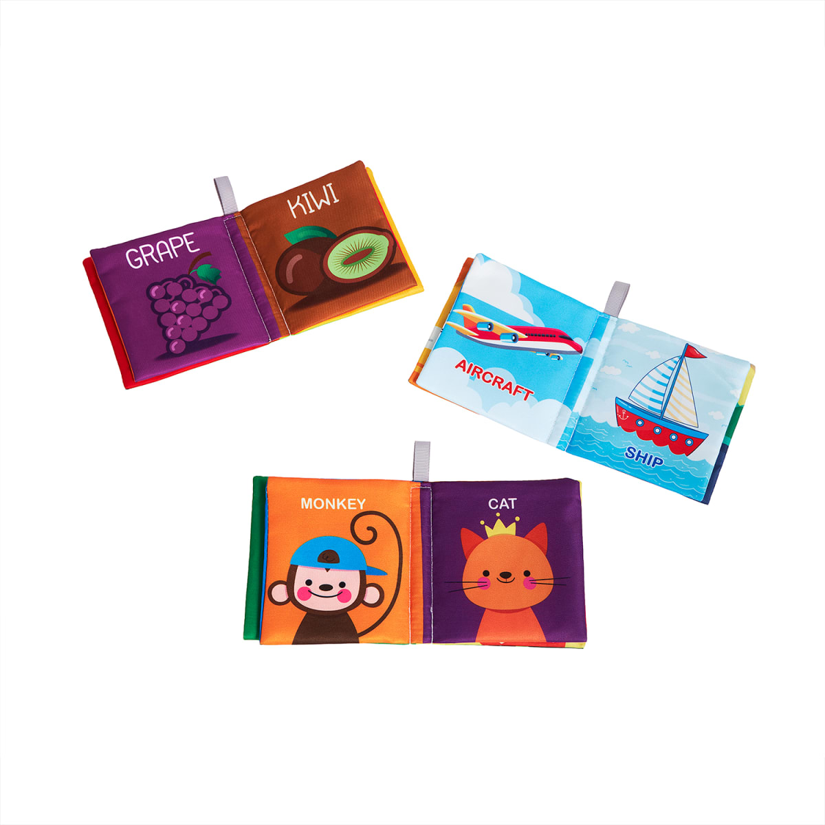 6 Libros de Estimulación para Bebés – Colores1