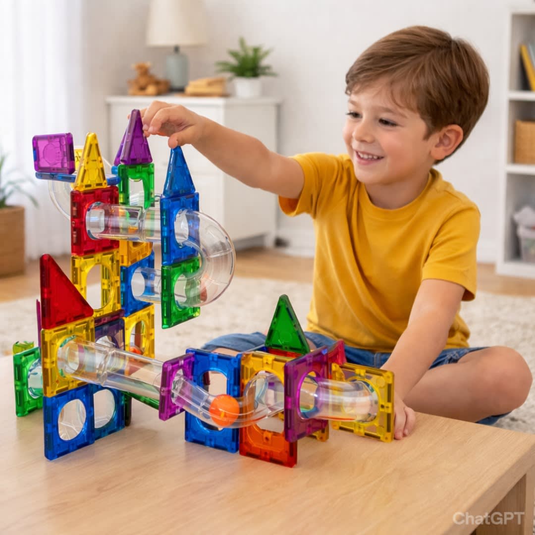 Bloques Magnéticos con Tubos 74 pzs2