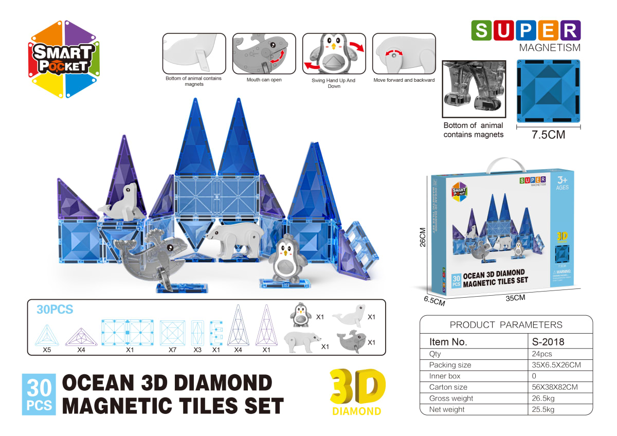 Juego Magnético Diamante Ártico - 30 pcs2