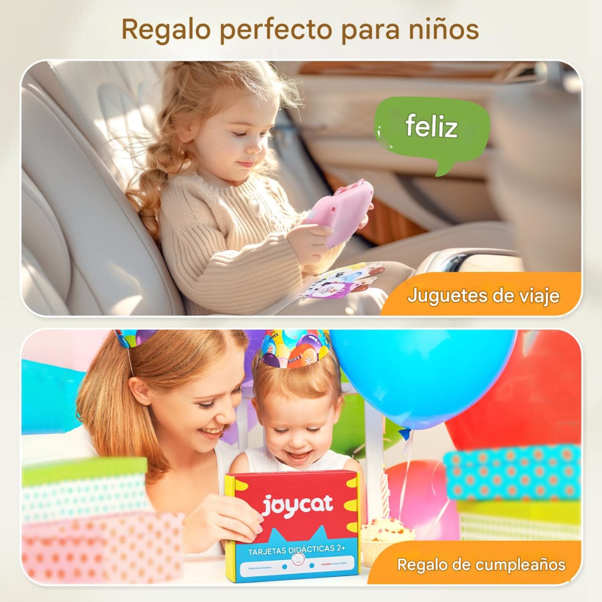 Tarjetas Interactivas Parlantes Inglés y Español  Rosada4