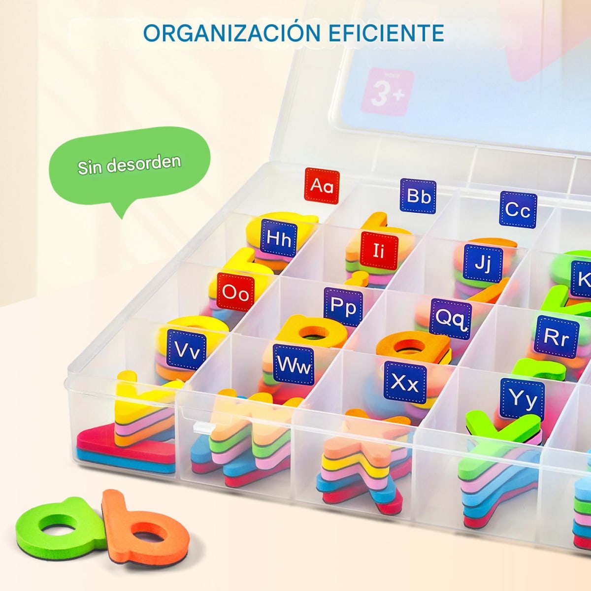 Set de 234 Letras Magnéticas y Tablero Doble6