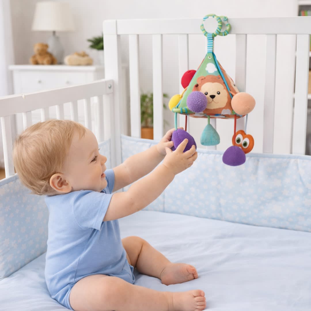 Cubo, Pelota o Triángulo, Blandos, de Actividades para Bebés7