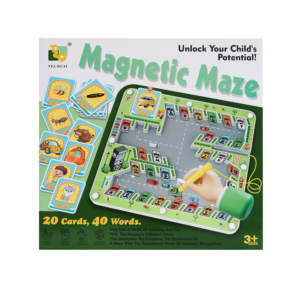 Laberinto Magnético de Estacionamiento con Lápiz5