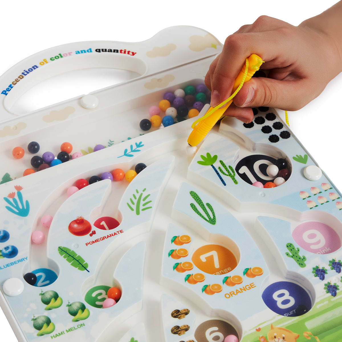 Laberinto Magnético de Frutas con Lápiz2