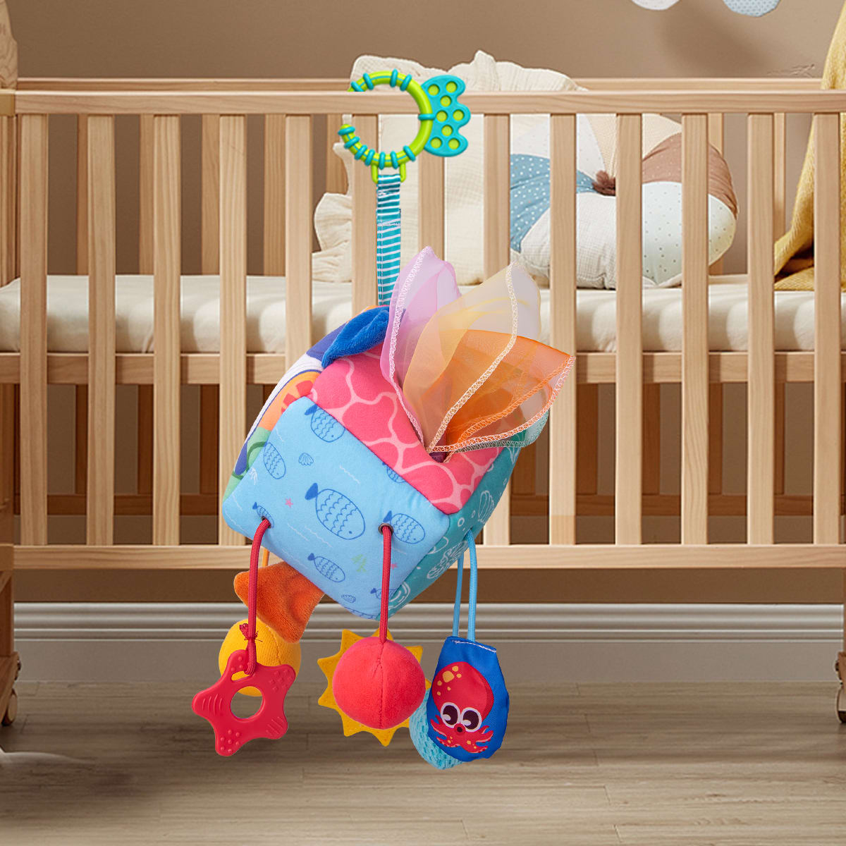 Cubo, Pelota o Triángulo, Blandos, de Actividades para Bebés2