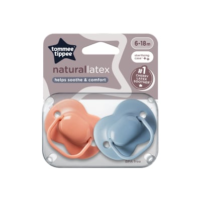 CHUPETE NATURAL LATEX 6-18M CHERRY1