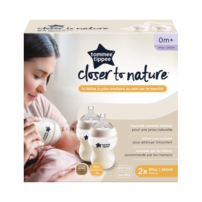 SET 2 MAMADERAS DE INICIO CLOSER TO NATURE 260ML1