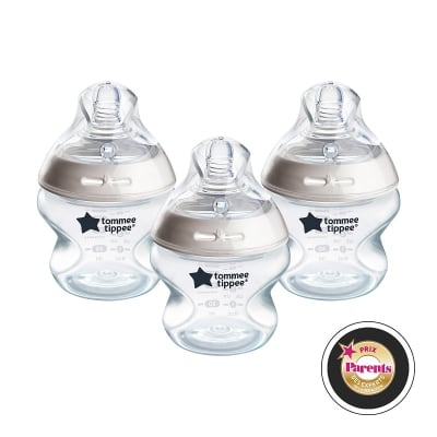 PACK 3 MAMADERAS DE INICIO 150ML NATURAL START 0 MESES+1