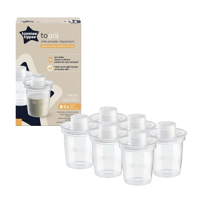 PACK 6 DISPENSADORES DE LECHE EN POLVO TO GO1