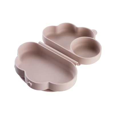 PLATO DE SILICONA FORMA DE NUBE CON BASE DE SUCCIÓN EASISTICK 4 MESES+1