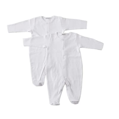 SET 2 PIEZAS ENTERITO BLANCO CON PATITAS1