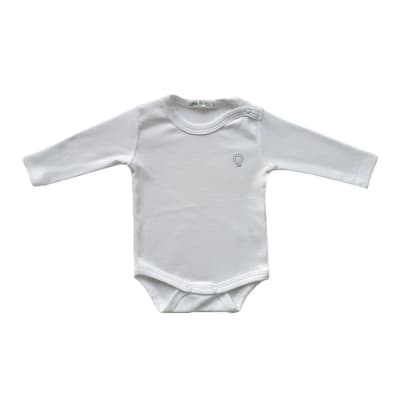 ROPA BEBÉ BODY BOTÓN AL HOMBRO BLANCO INDIVIDUAL1