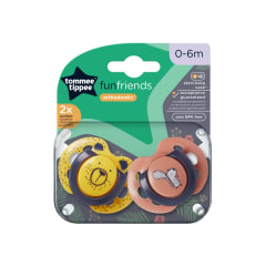CHUPETE DE SILICONA FUN FRIENDS ETAPA 1