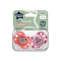 CHUPETE DE SILICONA FUN FRIENDS 6-18M