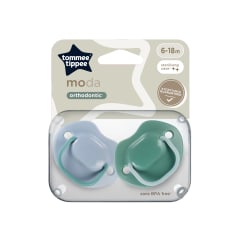 CHUPETE DE SILICONA MODA ORTHODONTIC 6-18M