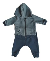 SET ROPA BEBÉ POLERÓN Y PANTALÓN VERDE/AZUL