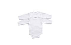 PACK 2 PIEZAS BODY BOTÓN AL HOMBRO BLANCO