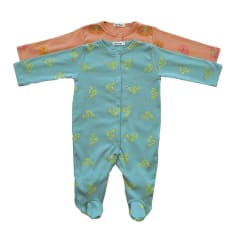 SET 2 PIEZAS ENTERITO DISEÑO HUERTA NIÑO CON PATITAS