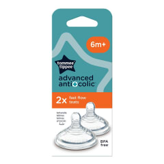 TETINA DE SILICONA ADVANCE ANTICOLIC FLUJO RAPIDO