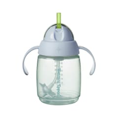 VASO CON BOMBILLA 240ML TRAINER STRAW 6 MESES+
