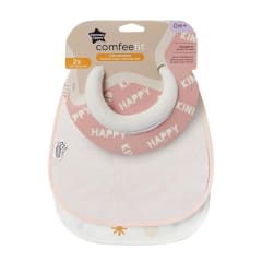 Set 2 Baberos de Tela Absorbente Comfee Fit