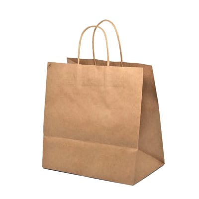 BOLSA CON ASA ENTRELAZADA - COLOR KRAFT1