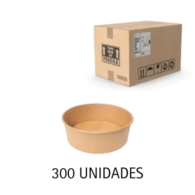 EMBALAJE /BOWL KRAFT REDONDO 1.500 CC1
