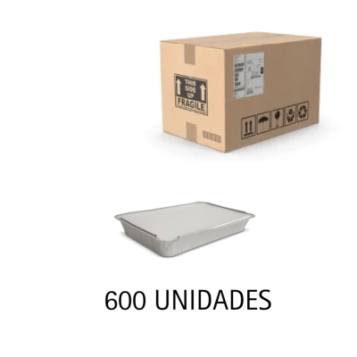 EMBALAJE /CONTENEDOR ALUMINIO CON TAPA C-201