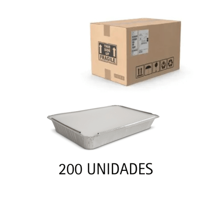 EMBALAJE /CONTENEDOR ALUMINIO CON TAPA C-401