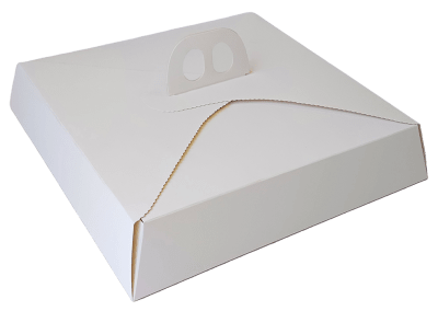 CAJA TARTALETA MEDIANA BLANCA 29X29X5.51