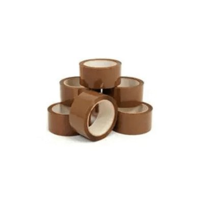 CINTA EMBALAJE CAFÉ CHICA 45X401