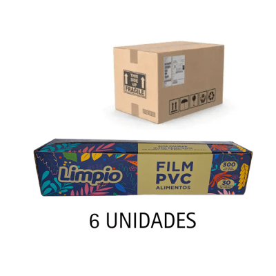 EMBALAJE /FILM PVC 300MM X 300 MTS LIMPIO (CAJA Y CORTANTE)1