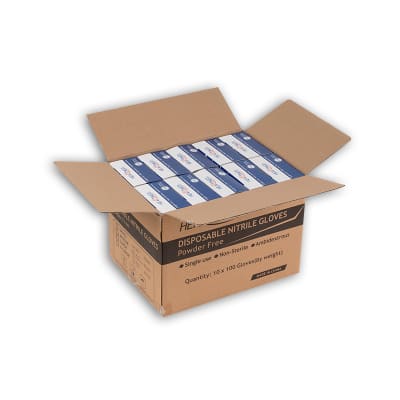 GUANTES DE NITRILO NEGRO XL /CAJA DE 10 PACK (100 UN)1