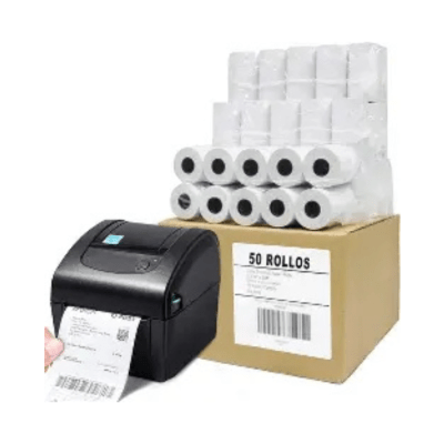 EMBALAJE ROLLO PAPEL TERMICO 80X80MM ECO1