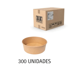 EMBALAJE /BOWL KRAFT REDONDO 1.500 CC