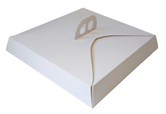 CAJA TARTALETA GRANDE BLANCA 35X35X5