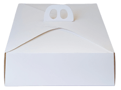 CAJAS TORTA KRAFT BLANCA