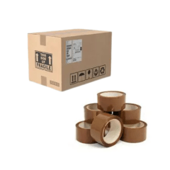 EMBALAJE /CINTA EMBALAJE CAFÉ GRANDE 45X100