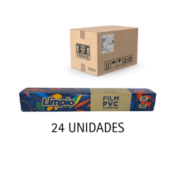 EMBALAJE /FILM PVC 300MM X 30 MTS LIMPIO (CAJA Y CORTANTE)